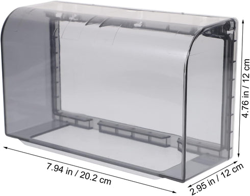 Flip Weatherproof Cover Outlet Cover, 2- Gang Wall Socket Face Plate Panel Box, Outdoor Receptacle Cover Protector, Black...