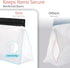 PACKISM Leak Proof Clear Travel Pouch - Sealed TSA Approved Toiletry Bag, BPA-free Reusable, Semi-Transparent Clear Cosmetic Bag with Flat Bottom,...