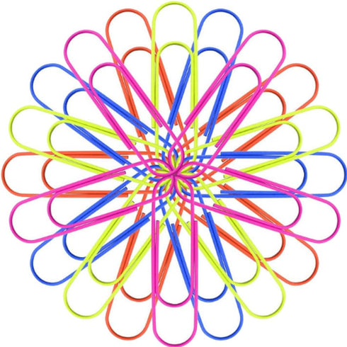 Drema 4-Inch Large Paper Clips,30pcs Jumbo Paper Clips Vinyl Coated Giant Paper Clips for Files(10CM Multicolor)...