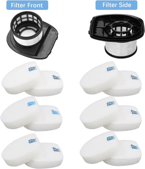 IX140 IX141 IX142 Filters, Lichelete IX141 Filters for Shark Rocket Pet Pro IZ140 IZ140C IZ141C IZ142 UZ145 Stick Vacuums, Part 616FJ140 and 617FJ...