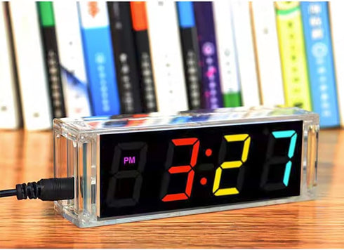 Gikfun Colorful Digital LED Electronic Alarm Clock DIY Kits Soldering Practice Learning Project EK1973......