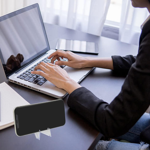 yuntop 20 Packs Acrylic Easel Stands Challenge Coin Display Stand Mini Clear Coin Holder for Displaying Hold Small Artworks, Coins, Pocket Watches...