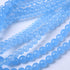 60PCS 6MM Natural Aquamarine Chalcedony Stone Beads Energy Healing Beads for DIY Jewelry Bracelet Necklace Making for Jewelry Making15Inch...
