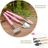 Melphoe 25Pcs Mini Garden Hand Transplanting Succulent Tools Set, 39.4" Thickened Repotting Mat & Plant Tag, Miniature Planting Indoor Fairy Care,...