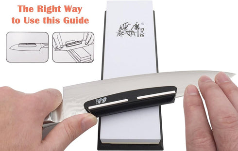 Grinder Whetstone Knife Sharpening Angle Guide, Perfect Assistance for Grinding Knife Blade, Used in Kitchen, Restaurant...