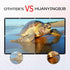 Projector Screen,72“ 4K 16:9 HD Rear Front Projector Screens Mini Foldable Projection Screen Double-Sided Portable Outdoor Indoor Projector Screen...