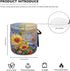 Sunflower Butterfly Hummingbird Tea Pots Cosy Kitchen Tea Pot Dust Cover Insulated Kettle Cover Breakfast Warmer for Home Kitchen Decorative Easy ...