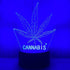 420 Leaf 3D LED Table Lamp Night Light Optical Visual Illusion Home Decor Lighting...