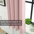 LA PALMA Thermal Insulated Blackout Darkening Grommet Living Room Curtains Window Drapes for Bedroom Pack of 2 Panels...