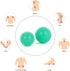 Hard Spiky Massage Ball Pack of 2. Plantar Fasciitis Relief Ball, Foot Massage Ball. Trigger Point Massager Therapy Balls for Muscle Recovery Myof...