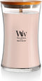 WoodWick Vanilla Sea Salt Large Hourglass Candle Premium Soy and Paraffin Wax Blend Pluswick Innovation Wood Wick...