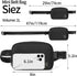 Waist Pack for Women and Men, Fanny Pack Purse with Adjustable Strap, Waterproof, Large Capacity, for Travel Hiking (Black),Sport,gift, Small...