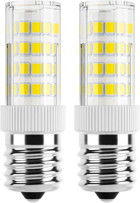 DiCUNO E17 LED Bulb, Appliance Bulbs, Microwave Oven, Stovetop Light, 4W 400lm, Daylight White 6000K, Non-dimmable 40w Equivalent Replacement for ...