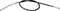 Dorman C93347 Rear Driver Side Parking Brake Cable Compatible with Select Ford Models...