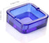 Ashtray, Crystal Glass Ashtray (blue, large)...