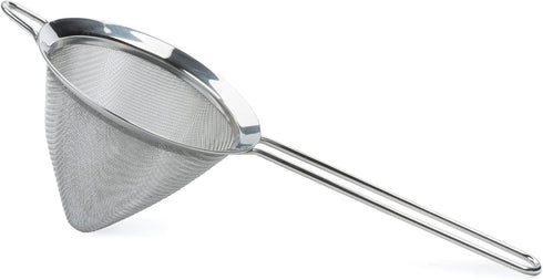 RSVP International Endurance Kitchen Collection, Stainless Steel Fine Mesh Conical Sieve/Colander, Multi-Purpose for Cooking, Baking, Loose Leaf T...