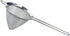 RSVP International Endurance Kitchen Collection, Stainless Steel Fine Mesh Conical Sieve/Colander, Multi-Purpose for Cooking, Baking, Loose Leaf T...