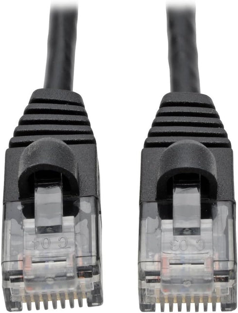 Tripp Lite Cat6a 10G Ethernet Cable, Snagless Molded Slim UTP Network Patch Cable (RJ45 M/M), Black, 6 ft. (N261-S06-BK)...