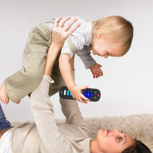 Baby Teething Toys,Reomte Teether Toys, Silicone Chew Toy for Babies 18+ Months, Remote Control Shape Teething Toys, Early Educational Toy BPA Fre...