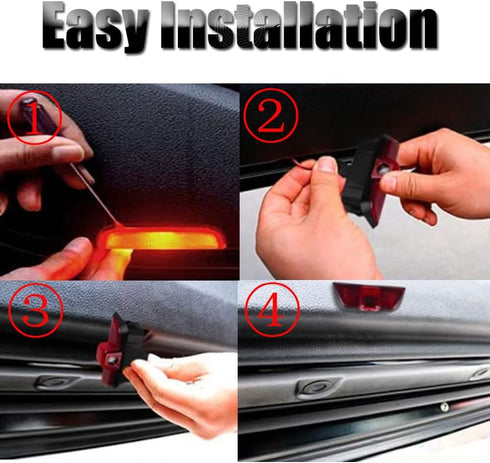 Car Led Door Logo Light Ground Courtesy Door Light Projector 4Pcs Compatible with C Class W204 C200 2008-2013 C230 C280 2008 C260 C300 2010-2014.....