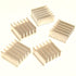 Easycargo 124pcs Heatsink Kit 9 Sizes Multicolor Aluminum Copper + 3M 8810 Thermal Conductive Adhesive Tape, Cooler Heat Sink Cooling VRM VRAM CPU...
