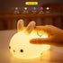 Cute Kids Night Light Night Lamp Night Lights for Kids Bedroom Toddler Baby Portable Silicone Battery Led Nightlight Nursery (Cute Bunny)...
