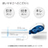 KOKUYO Dotliner Strong Adhesive Tape Glue, Dotliner Tape Runner, Pink Heart and Blue, Permanent Adhesive, Refillable, Japan Import (1, Blue)...