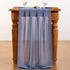 Socomi Dusty Blue Chiffon Table Runner Easter Spring Boho Rustic 14ft 29x170 Inches Wedding Runner Sheer Romantic Bridal Shower Decorations...