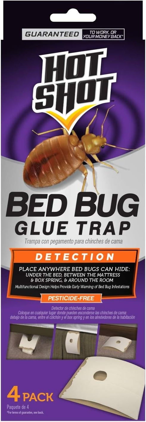 Hot Shot Bed Bug Glue Trap 4 ct...