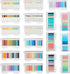 3800 PCS Sticky Tabs Page Markers Sticky Index Tabs, DaKuan Transparent Sticky Notes with Ruler for Page Marking, Document categorization, Index M...
