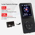 MP3 Player 32GB with Speaker Earphone Portable HiFi Lossless Sound MP3 Mini Music Player Voice Recorder E-Book HD Screen 1.8 inch Black Support up...