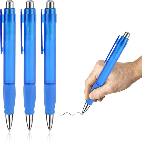3pcs Big Ballpoint Pens, 7.87 Inch Smoothly Writing Great Large Oversized Weighted Pen Heavy Pens Fat Pens Giant Writing Tool with Comfortable Sle...