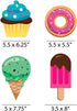 Big Dot of Happiness Sweet Shoppe - Donut, Ice Cream and Cupcake Decorations DIY Candy and Bakery Birthday Party or Baby Shower Essentials - Set o...