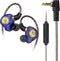 FEDAI Wired Earphones with Microphone X1 in Ear Monitors Headphones Earbud IEM Comfortable,Earfins,3.5mm Plug for Computer Mobile PC Game,Sport Ea...