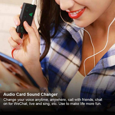 2.95 x 1.38 x 0.43inch Voice Changer for Portable Microphone Sound Effect Live Broadcast Voice Disguiser for Mobile Phone PC Laptops Games...