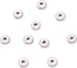 LiQunSweet 100 Pcs 304 Stainless Steel Flat Round Bead Spacers Metal Loose Disc Beads for DIY Bracelet Jewelry Making - 5x2mm...