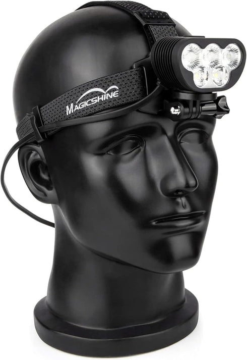 Magicshine MJ-6276 Head/Helmet Mount Kit for Garmin/GoPro Devices, Compatible with Bike Lights, Cameras etc. Comes with Adjustable Headband for He...