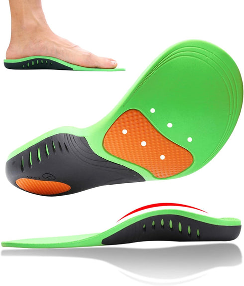 High Arch Support Insoles for Men and Women, Orthotic Shoe Inserts for High Arch,Plantar Fasciitis,Flat Feet,Foot Pain...