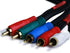 Monoprice 1.5ft 22AWG 5-RCA Component Video/Audio Coaxial Cable (RG-59/U) - Black...