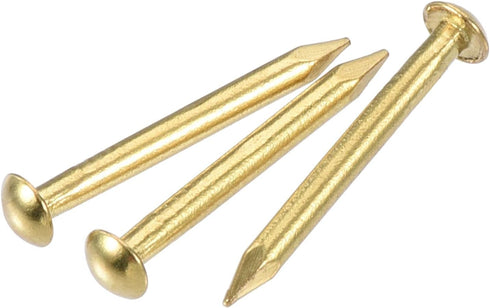 uxcell Small Tiny Hardware Brass Nails 1.5mmx15mm(DxL) for DIY Wooden Boxes Accessories 60pcs...