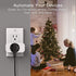 Smart Plug, TREATLIFE 2.4GHz 15 Amp Wifi Smart Outlet with Child Lock and Vacation Mode, Reliable WiFi Connection, Compatible with Alexa and Googl...