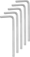 5pcs Hex Key Wrench 3mm L-Shape Hexagon Metric Wrenches Chrome Vanadium Steel Repairing Tool for Home Repair, Silver Tone...