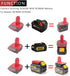 waitley Battery Adapter for Dewalt DCA1820 18V-20V Converter with USB Port Function Compatible with DC9096 DE9096...