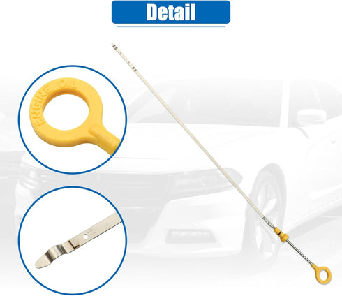 uxcell 1 Pcs Engine Oil Dipstick Engine Oil Fluid Level Dipstick for Nissan Versa S SL 1.8L L4 Gas 2007-2011 No.11140EL00A...