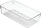iDesign 49250 Rain BPA-Free Plastic Drawer Organizer Tray - 12" x 6" x 3", Clear...