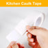 2 Pack Caulk Tape Sealant Strip, PVC Self Adhesive Tub Caulk Strip Tape, Sealant Tape, Used for Toilet Bowl Bathroom Bathtub Kitchen Floor Wall Ed...