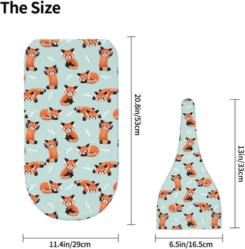 Red Cute Panda Newborn Swaddle Blankets Hat Sets Soft Baby Receiving Blanket Swaddle Sack for Baby Shower Infant Boy Girl Gift...