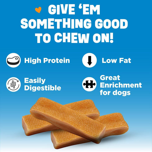 Dinovite YakoSnaks - Himalayan Yak Chews for Dogs - Long Lasting and Low Odor Yak Cheese Dog Chews (Small Dogs)...