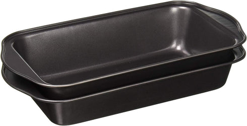 Evelots Meatloaf Pan-Drains Fat-Non Stick-Cooking/Baking-More Flavor-2 Piece Set...