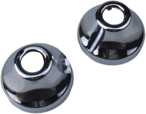 FDXGYH 2 Pcs Stainless Steel Tapered Flange Cover 1/2 inch Escutcheon Plate/Pipe Wall Cover Urinal Water Purifier Decorative Cover...